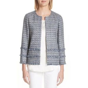 NWT Lafayette 148 Aisha Exhibition Tweed Jacket